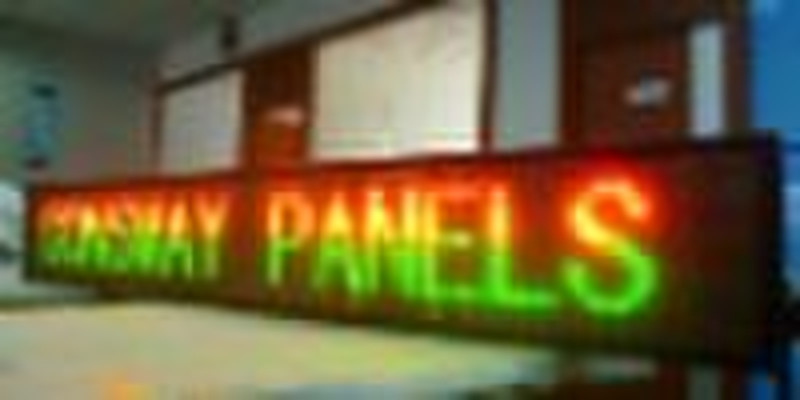 Semi-outdoor LED sign F32256RG