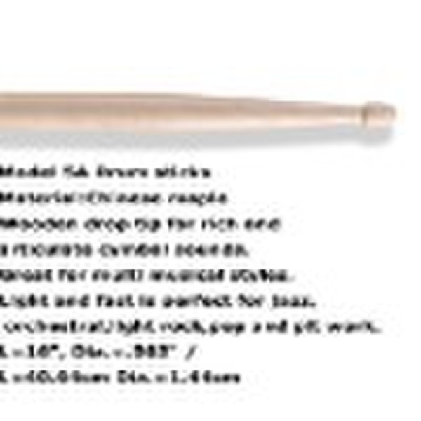 5A Chinese maple drumsticks