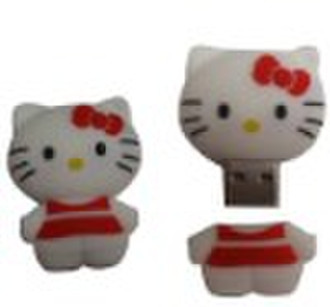 OEM Hello Kitty Shape USB Flash Drive