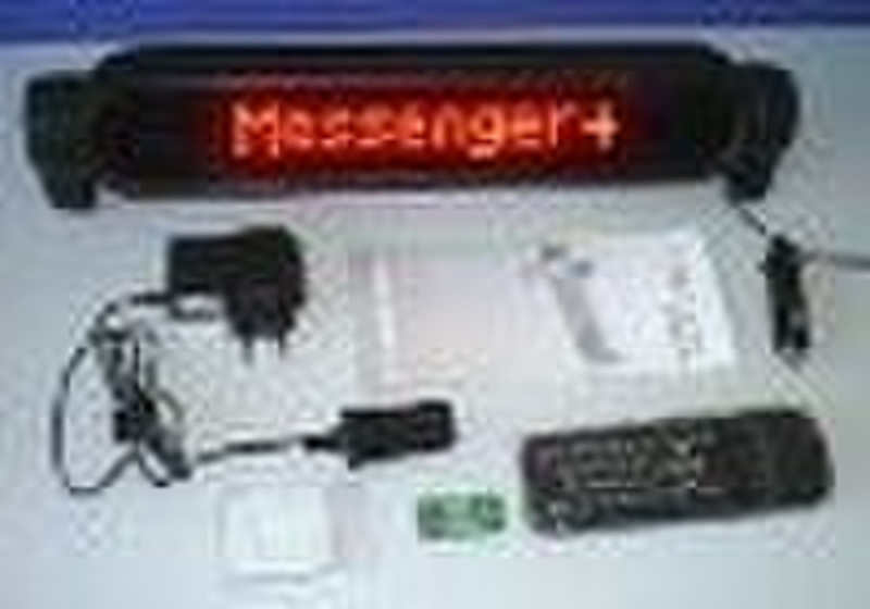 LED car message sign