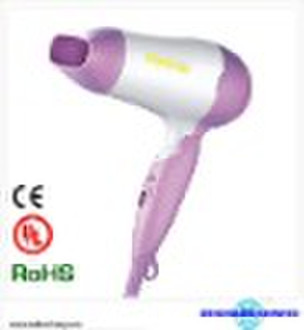 Mini foldable travel electric hair drier