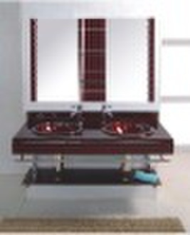 Bathroom cabinet,glass basin and mirror  lj-B159