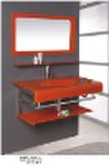 bathroom cabinet and glass basin LJ-B172   Lydia