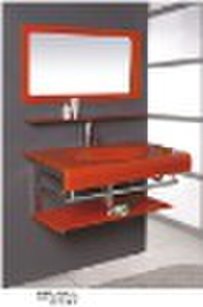 bathroom cabinet and glass basin LJ-B172   Lydia