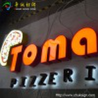 LED Aluminum PIZZA sign