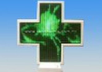 3D Effect LED  Pharmacy Cross