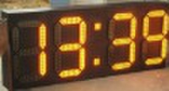 GPS 7 segment digital LED clock display