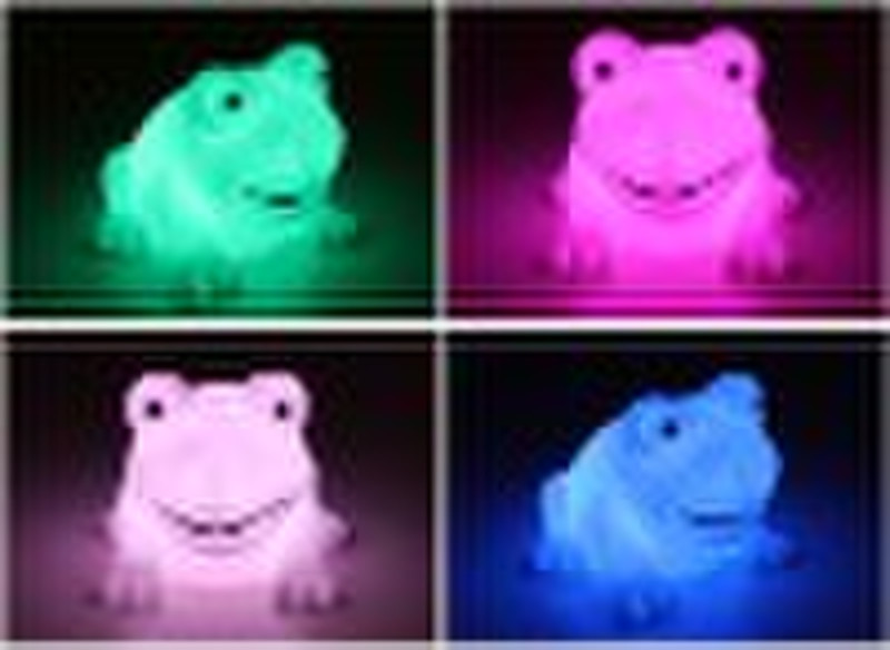 Top quality colorful plastic animal night light