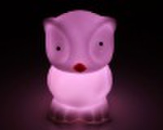 PVC soft gum new design night light lamp