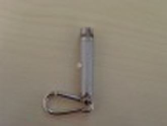 2 LED light red laser portable mini torch keychain