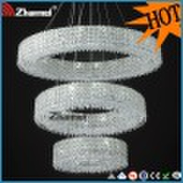top led crystal  hotel chandelier light