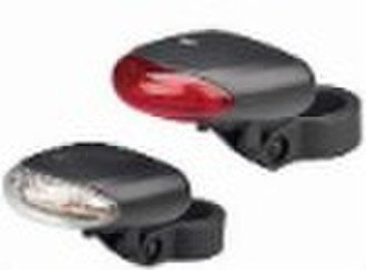 5 supur bright LED bike lamp set