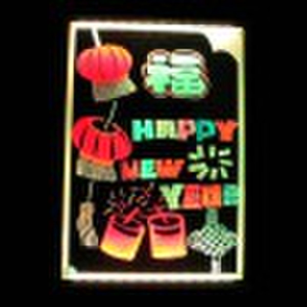new year flashing led board