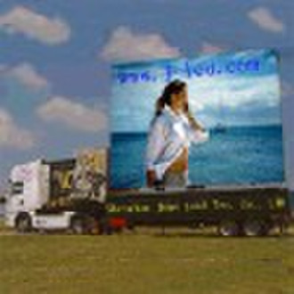 P16 LED Display screen on the Truck