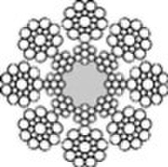 Лифт веревка с ядром стали армированного (Se