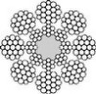 Лифт веревка с ядром стали армированного (Ва