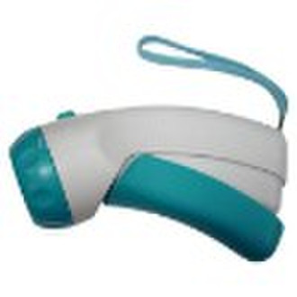 Hand Pressing Flashlight