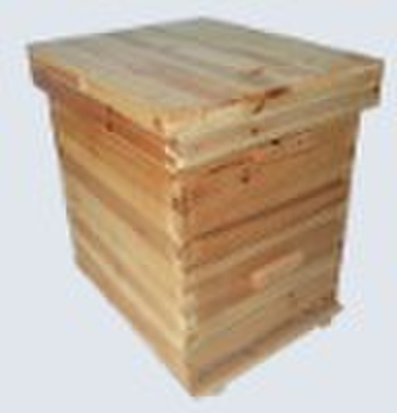 wooden beehive