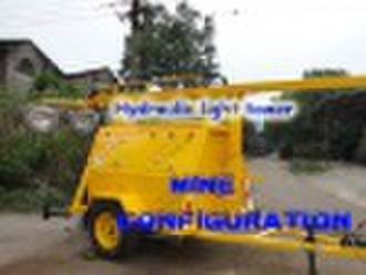 Hydraulic light tower