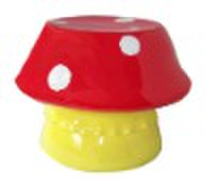 15.5 "Lovely Mushroom Hocker (Fiberglas cartoon