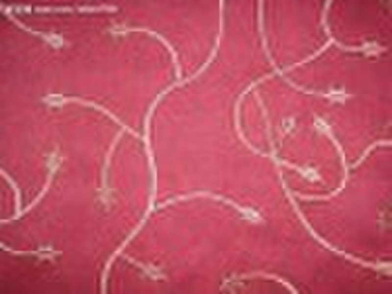 embroidered suede fabric/sofa fabric/cushion fabri