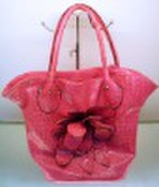 snake skin print fashion lady handbag