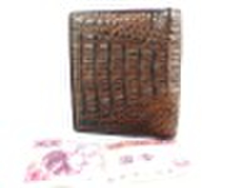 Caiman crocodile wallet or purse