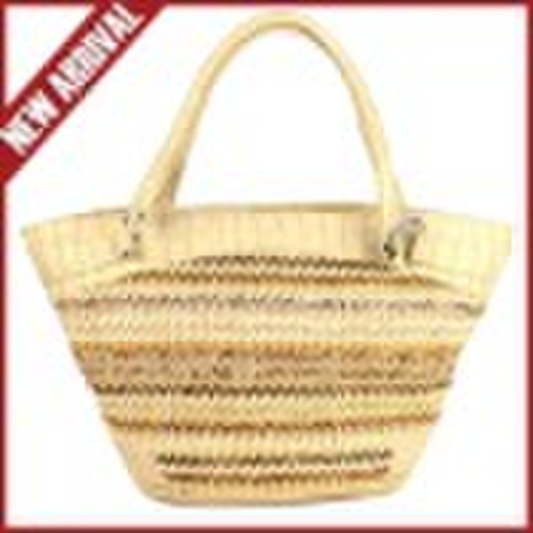 2011 new lady crochet straw fashion handbag