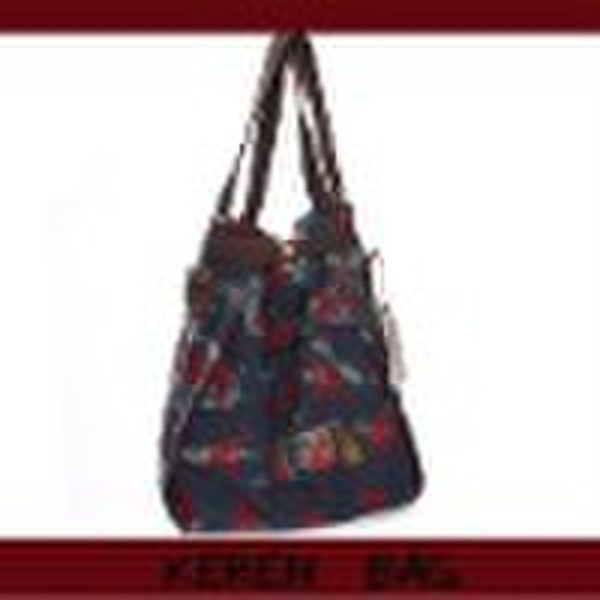 2010 Embroidered Denim  Handbag