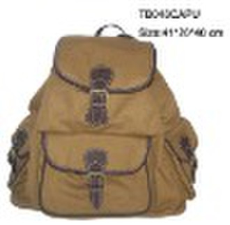 Canvas backpack