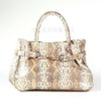 Cowhide Snake Embossed Pattern handbag