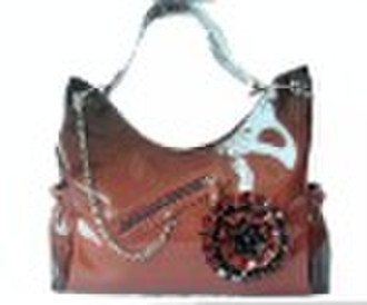 Woman mirror  leather  shoulder  bag