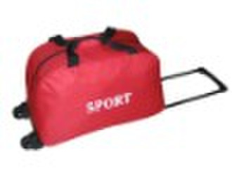 red color trolley sport bag