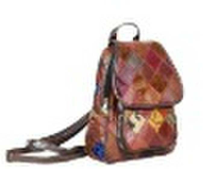 Patchwork-Ledertasche