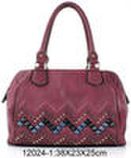 lady's vintage bag/duarable PU bag/brown casua