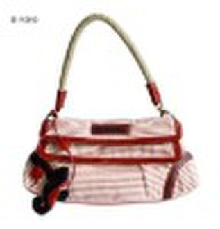 Red Classic Streak Lady Handbag