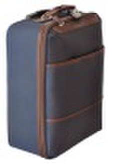 Haagendess Polyester/leather Trolley Luggage