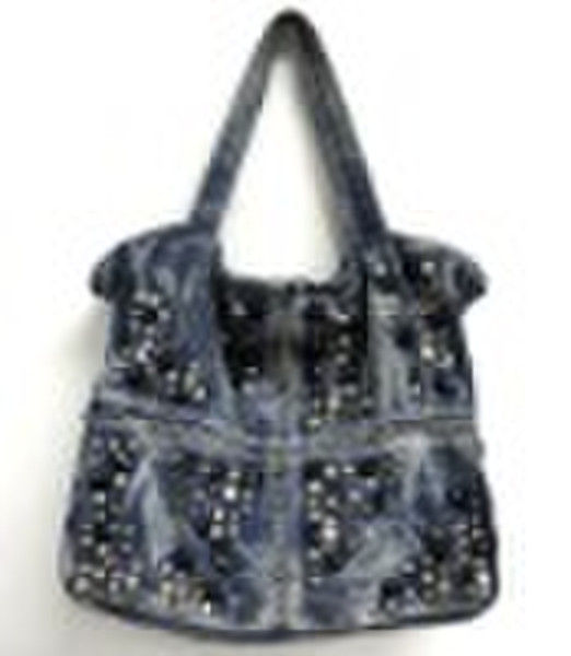 2011ss women's denim handbag,leisure bag