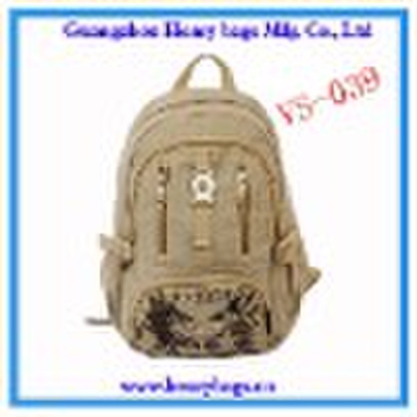 2011 Latest  Fashion Canvas backpack