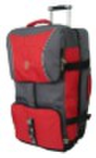 Split wheeled bag wheeled case trolley bag