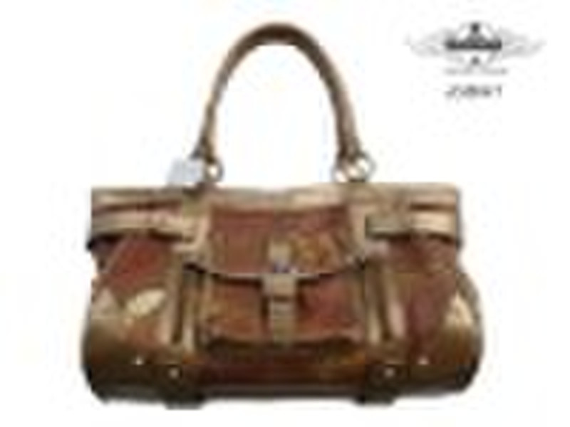 Patchwork leather bag