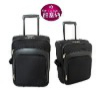 600D polyester travel trolley luggage