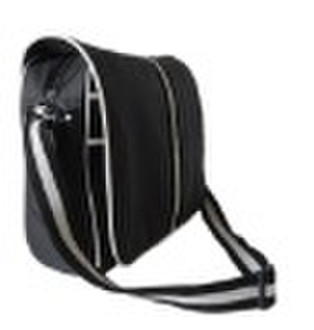 Black 600D Nylon Leisure Shoulder Bag