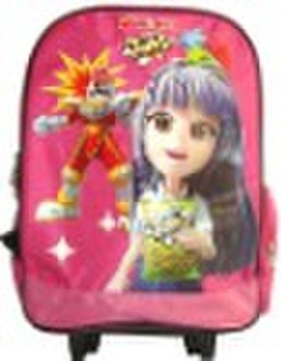 DS09120303--Trolley school bag, school bag, trolle