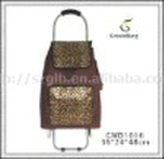 foldable trolley bag, wheeled shopping bag, foldab