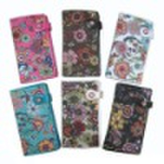 Women's Wallet with Flower Printing, Made of P