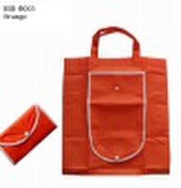 Non-weave fabric Folding Tote Shopping Bag