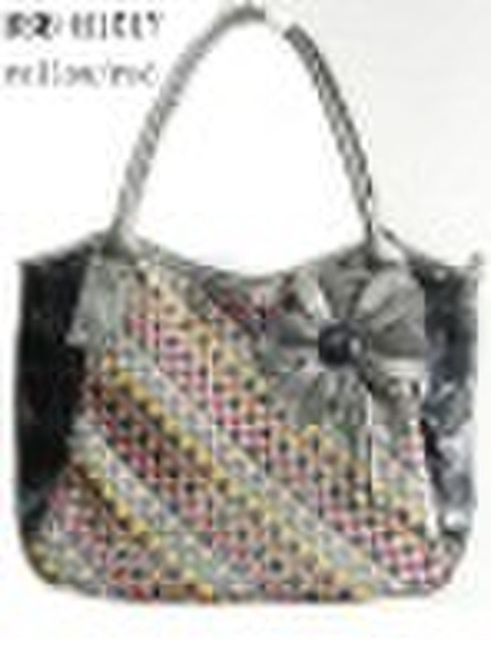 PU Weaved Ladies Shoulder Bag For Spring and Summe