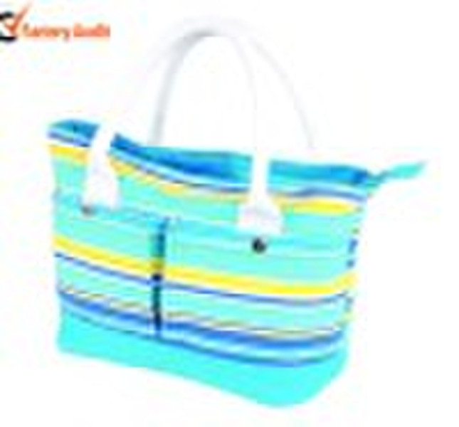 fashion natural canvas Lady handbag