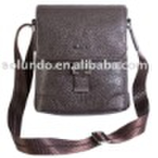 Men's casual leather shoulder bag